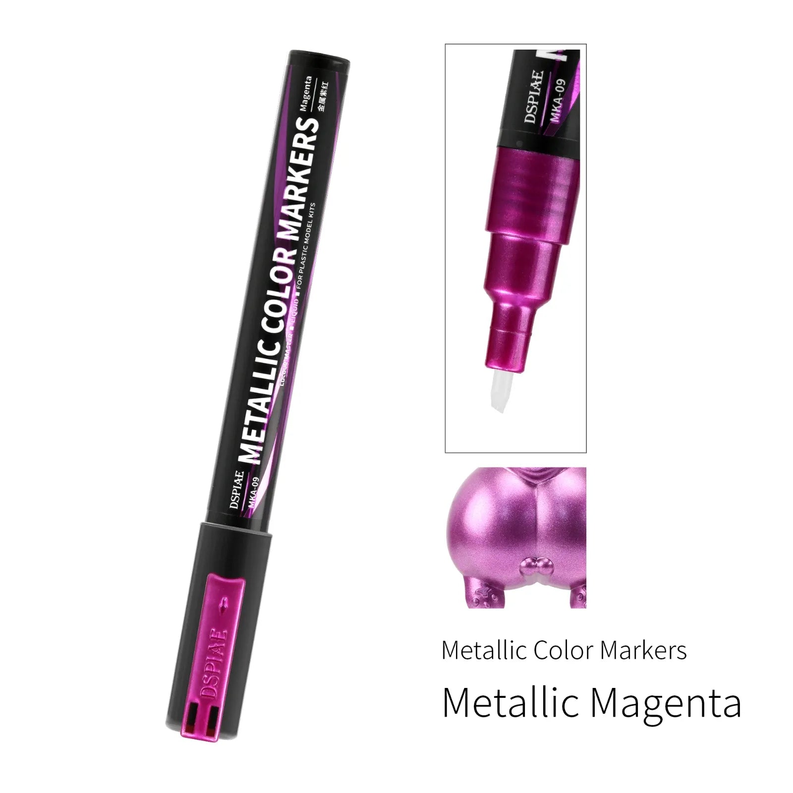 DSPIAE MKA&MKS Super Metallic Color Markers (15 Colors)
