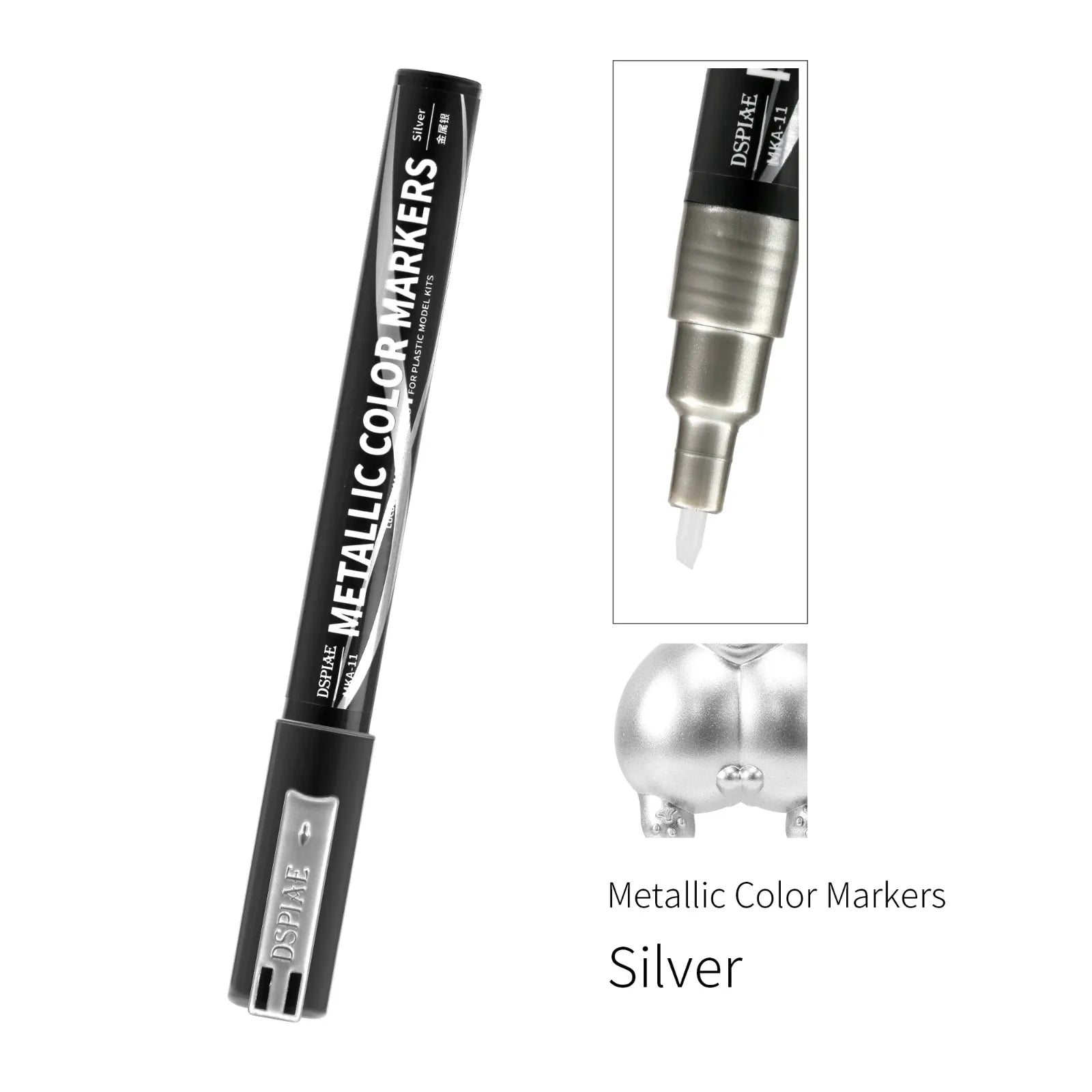 DSPIAE MKA&MKS Super Metallic Color Markers (15 Colors)